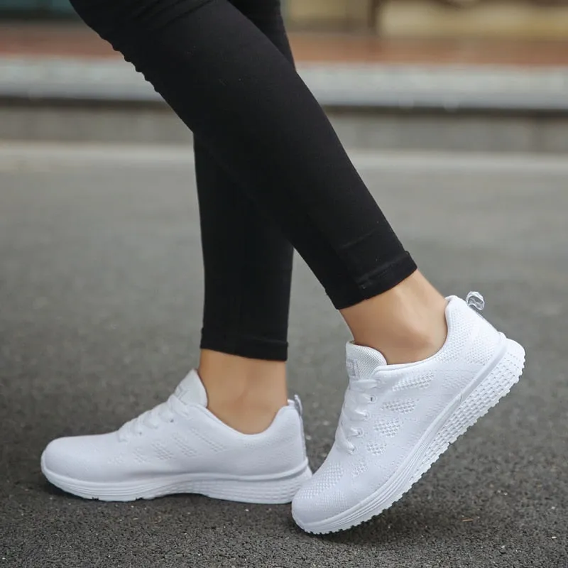 Breathable Sport Running Shoes for Women Lightweight Mesh Walking Shoes Trainers Workout Sneakers Gym Jogging Sneakers Female