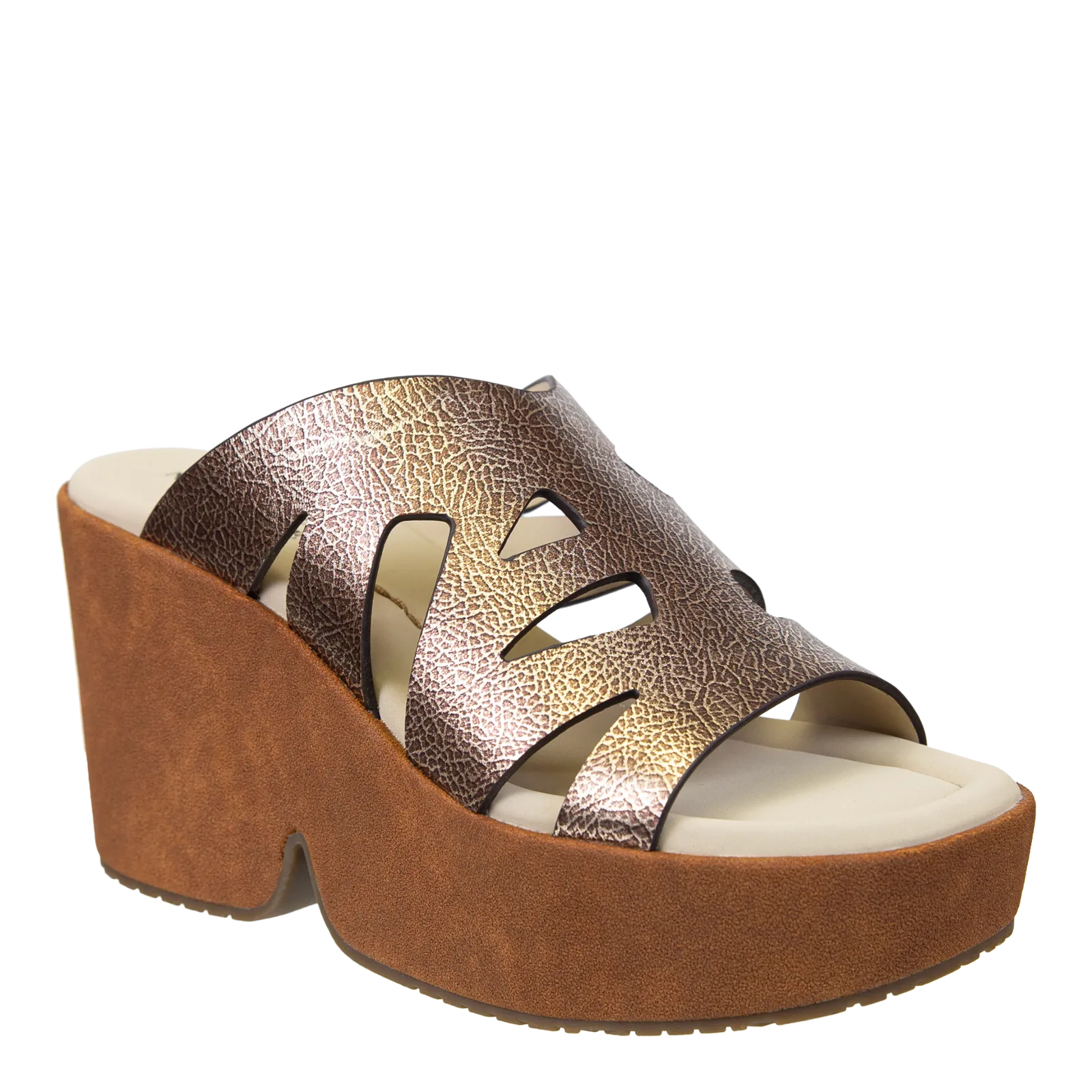 BRIO in GOLD Heeled Sandals