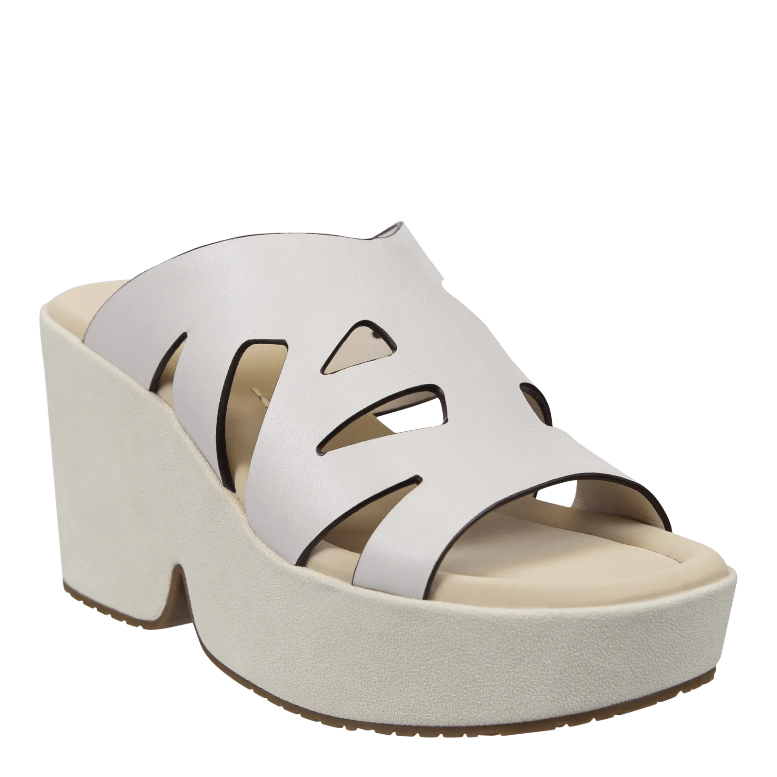 BRIO in WHITE Heeled Sandals