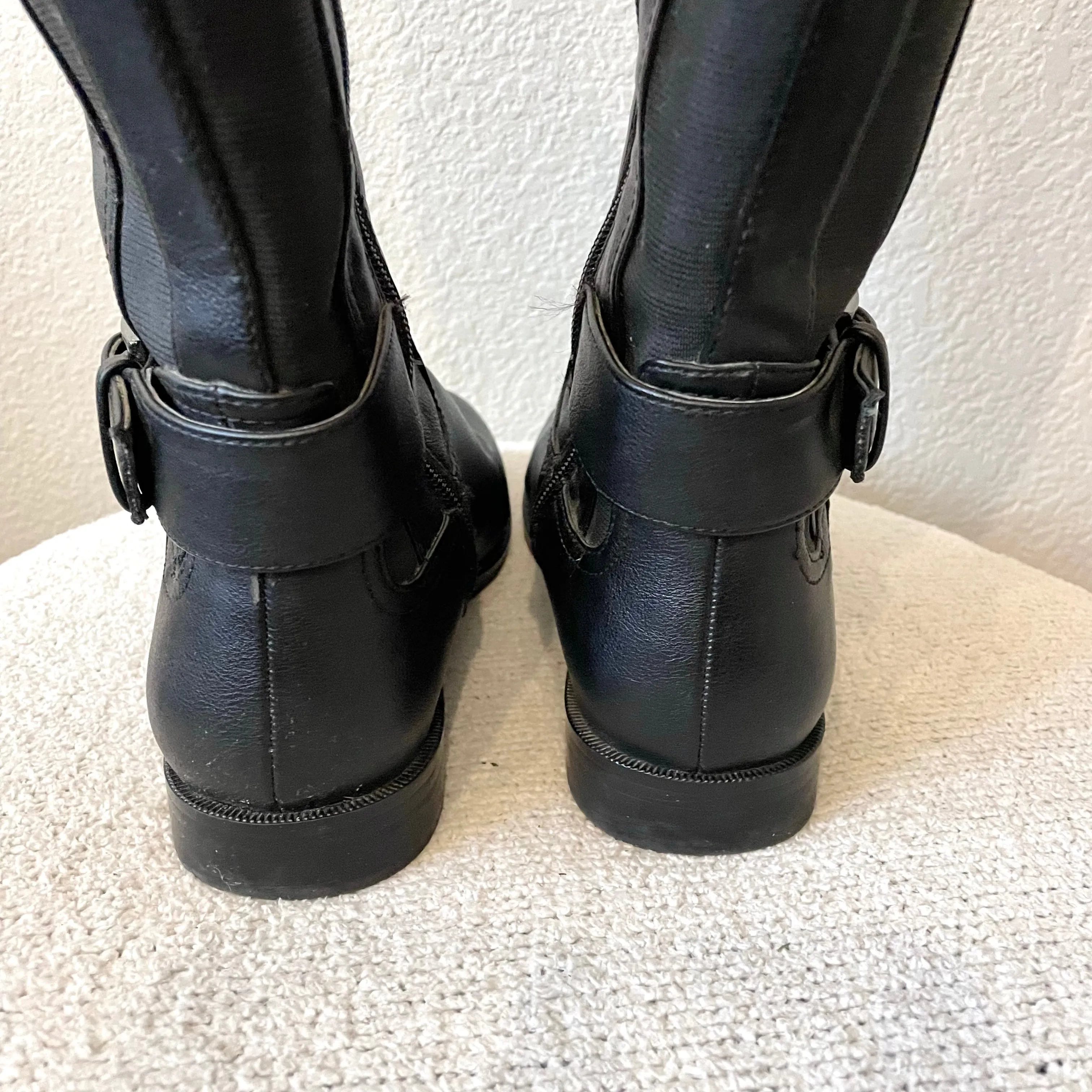 Buckle Knee High Boots