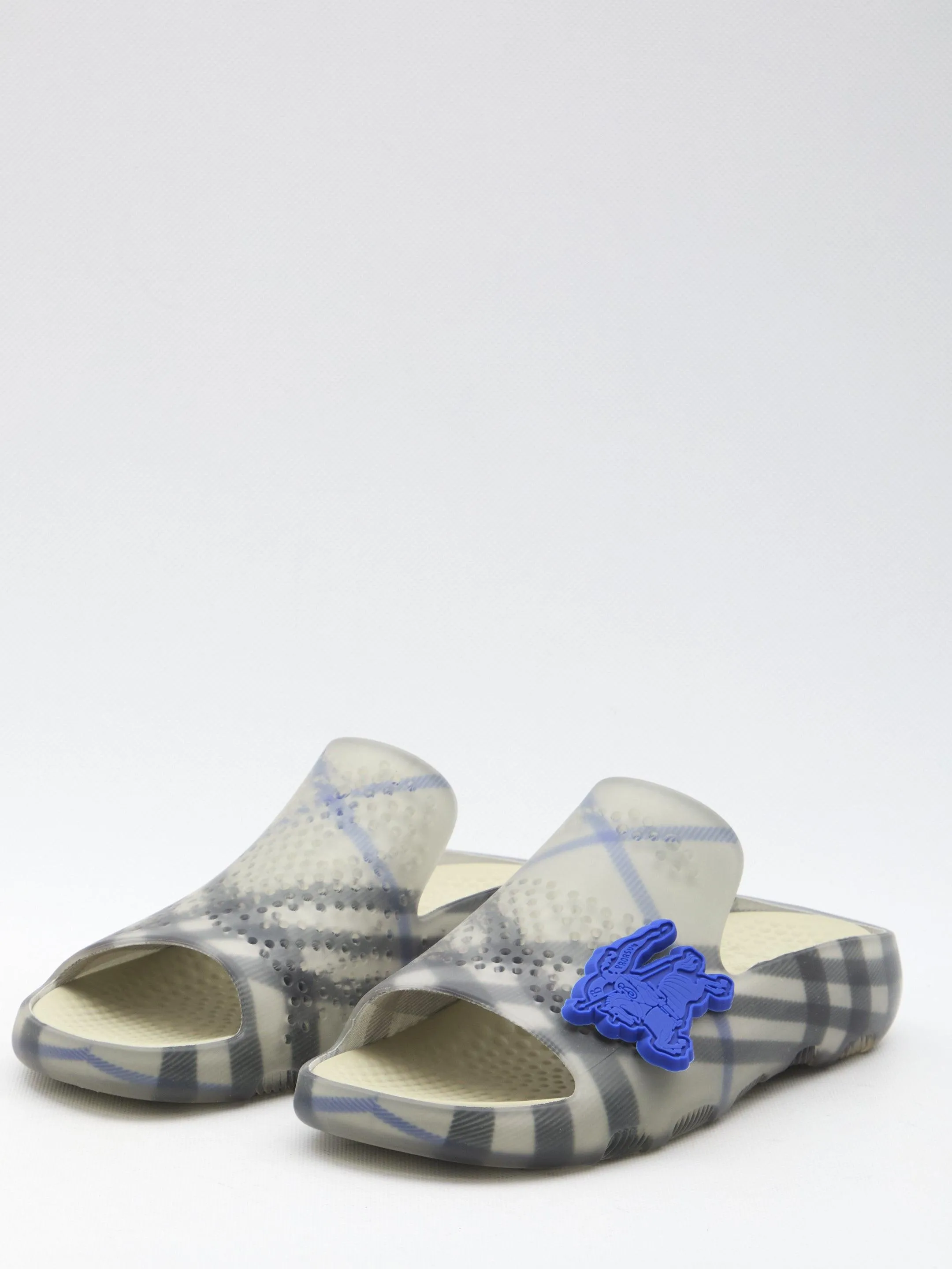 Burberry Check Rubber Stingray Slippers