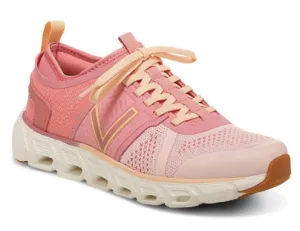 Captivate Salman Pink Tennis Shoe By Vionic