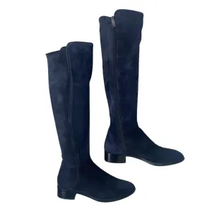 Carl Scarpa Knee High Boots Suede Navy SIZE 39