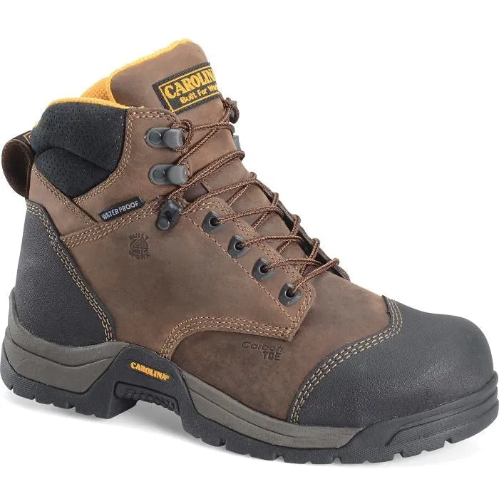 Carolina Men's Bruno Lo 5" Carbon CT Waterproof Work Boot -Brown- CA5522