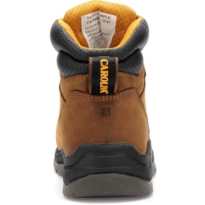 Carolina Women's Raleigh 6" Comp Toe WP Slip Resist Work Boot -Brown- CA1620