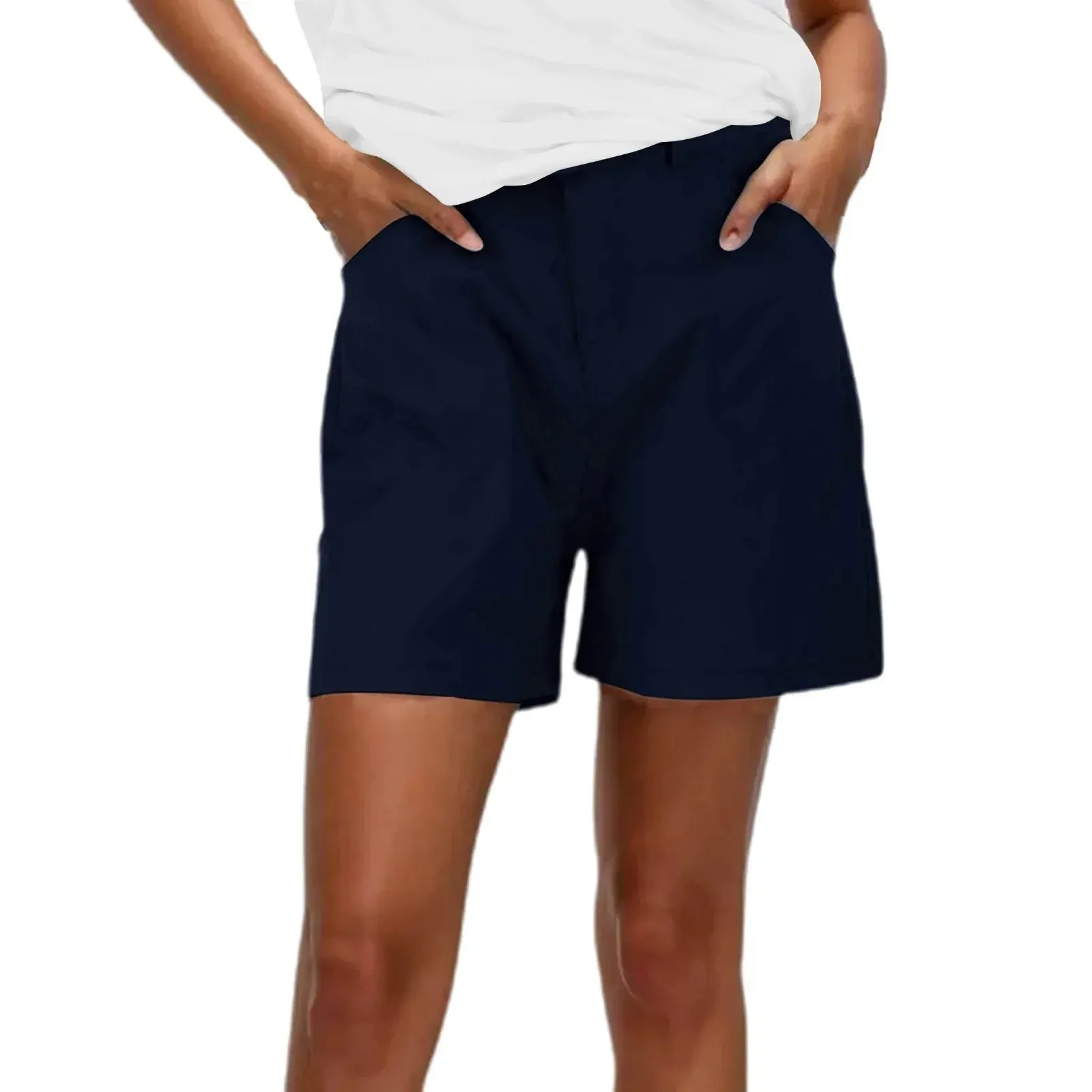 Casual Athletic Chino Stretch Twill Regular Fit Hiking Short for Summer