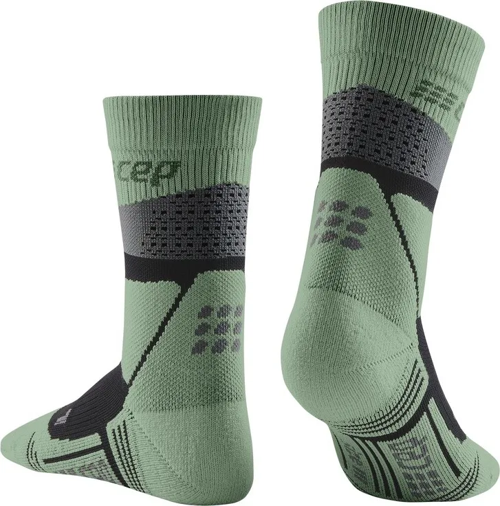 CEP Men&#x27;s Cep Max Cushion Socks Hiking Mid Cut Grey/Mint | Buy CEP Men&#x27;s Cep Max Cushion Socks Hiking Mid Cut Grey/Mint here | Outnorth