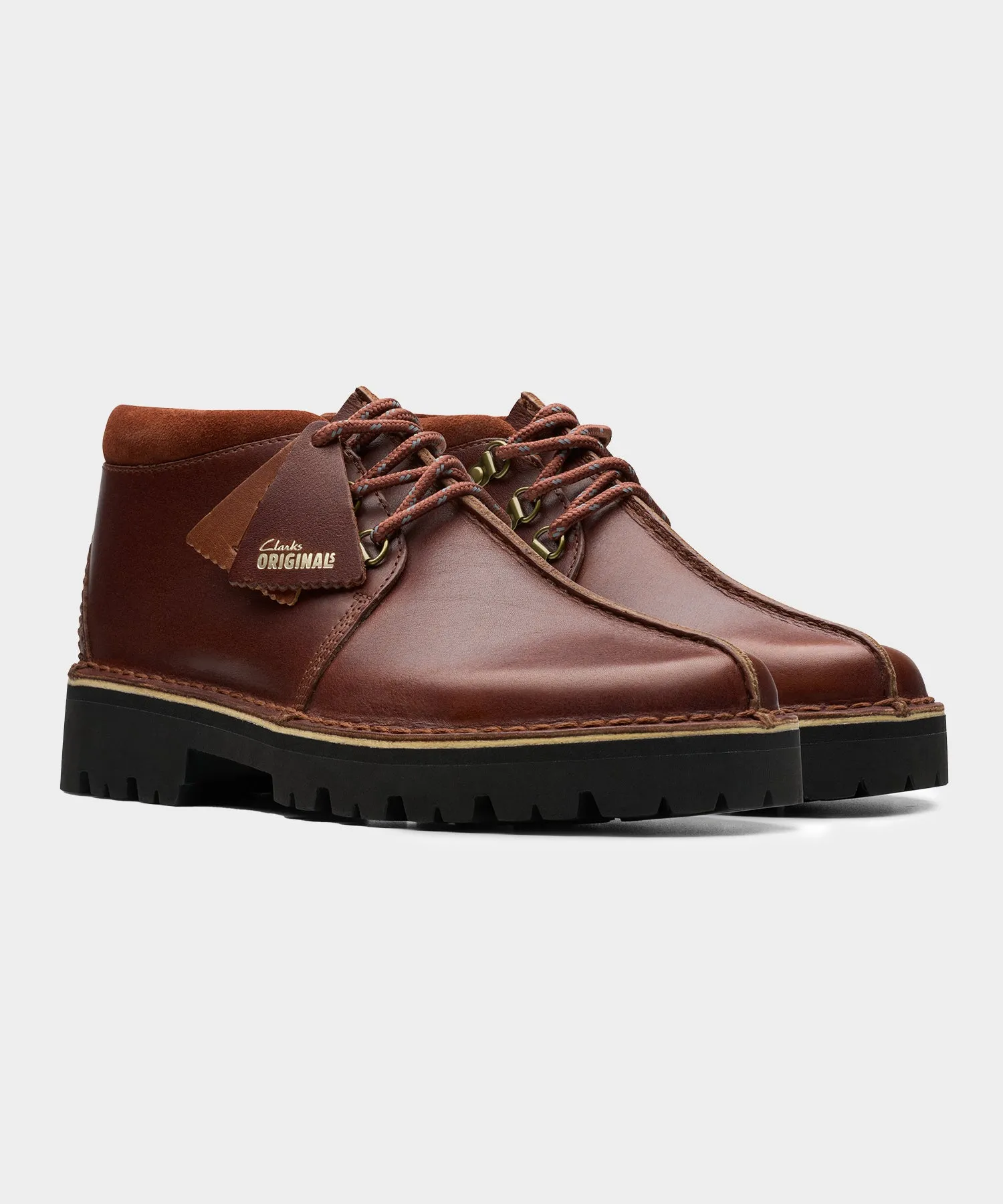 Clarks Desert Trek Hiker in British Tan Leather