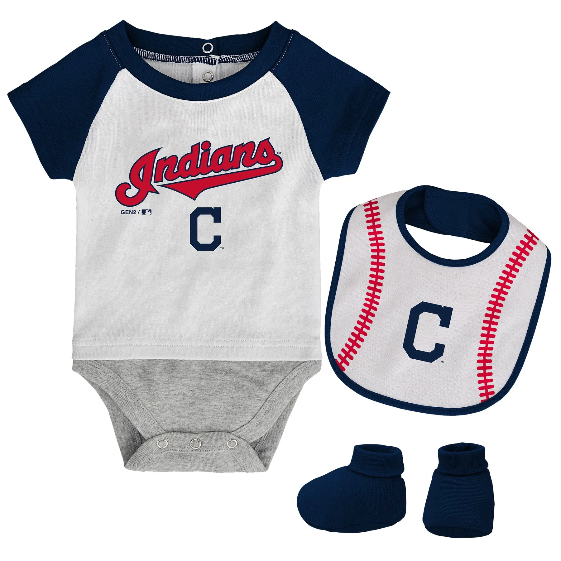 Cleveland Indians Baby Outfit