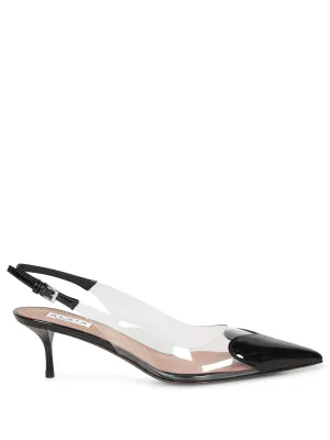 Coeur 55 Black Slingback