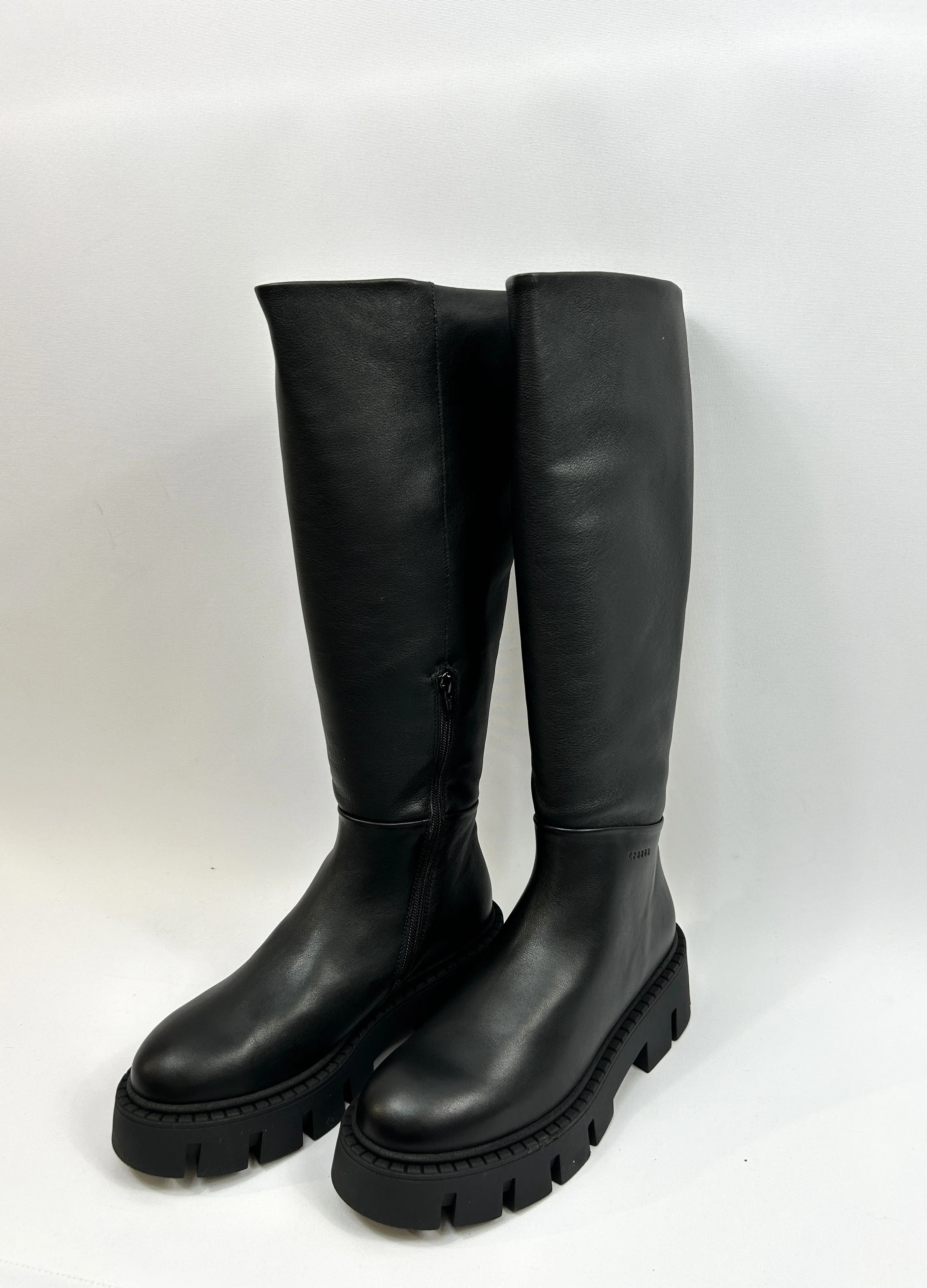 COPHENGEN Black Knee High Boots