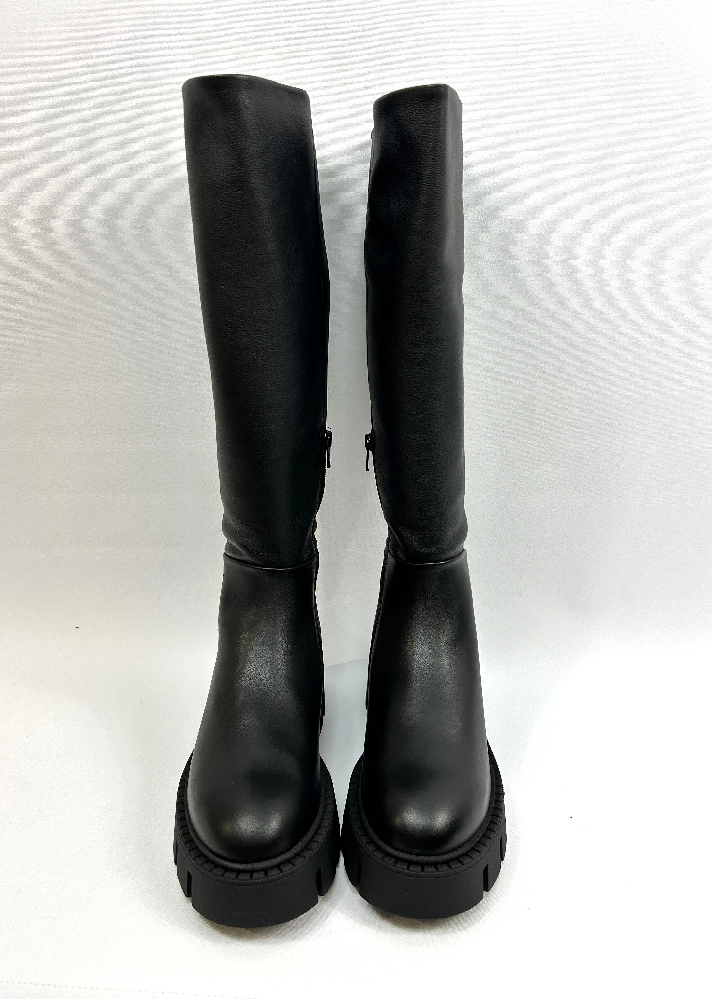 COPHENGEN Black Knee High Boots