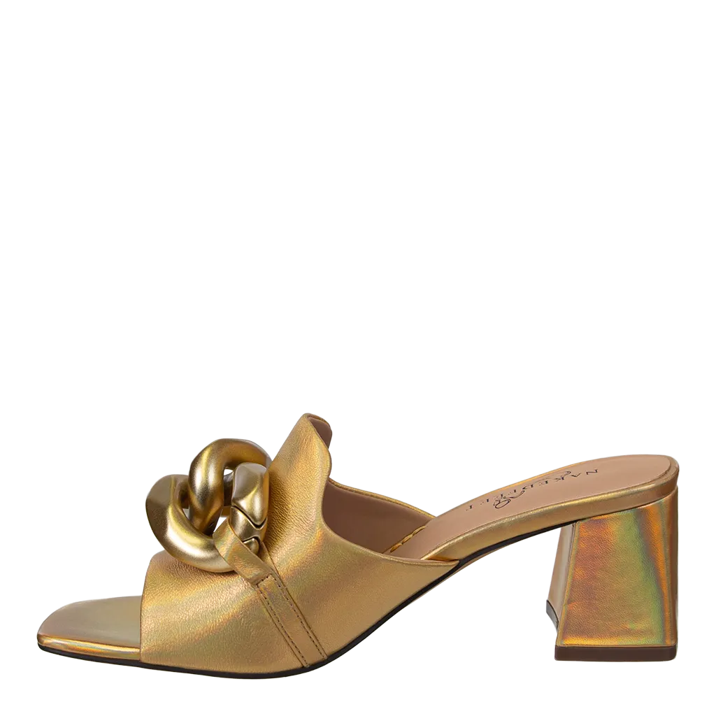 COTERIE in GOLD Heeled Sandals