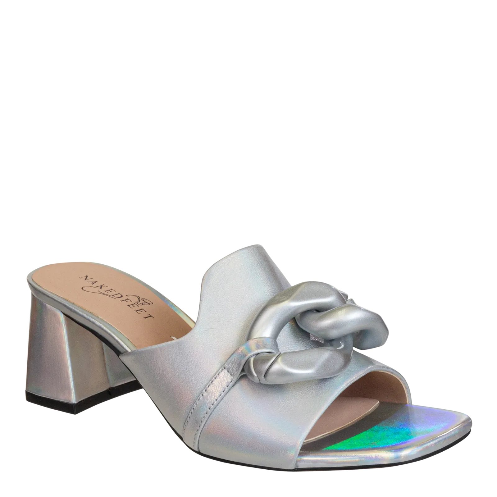 COTERIE in SILVER Heeled Sandals