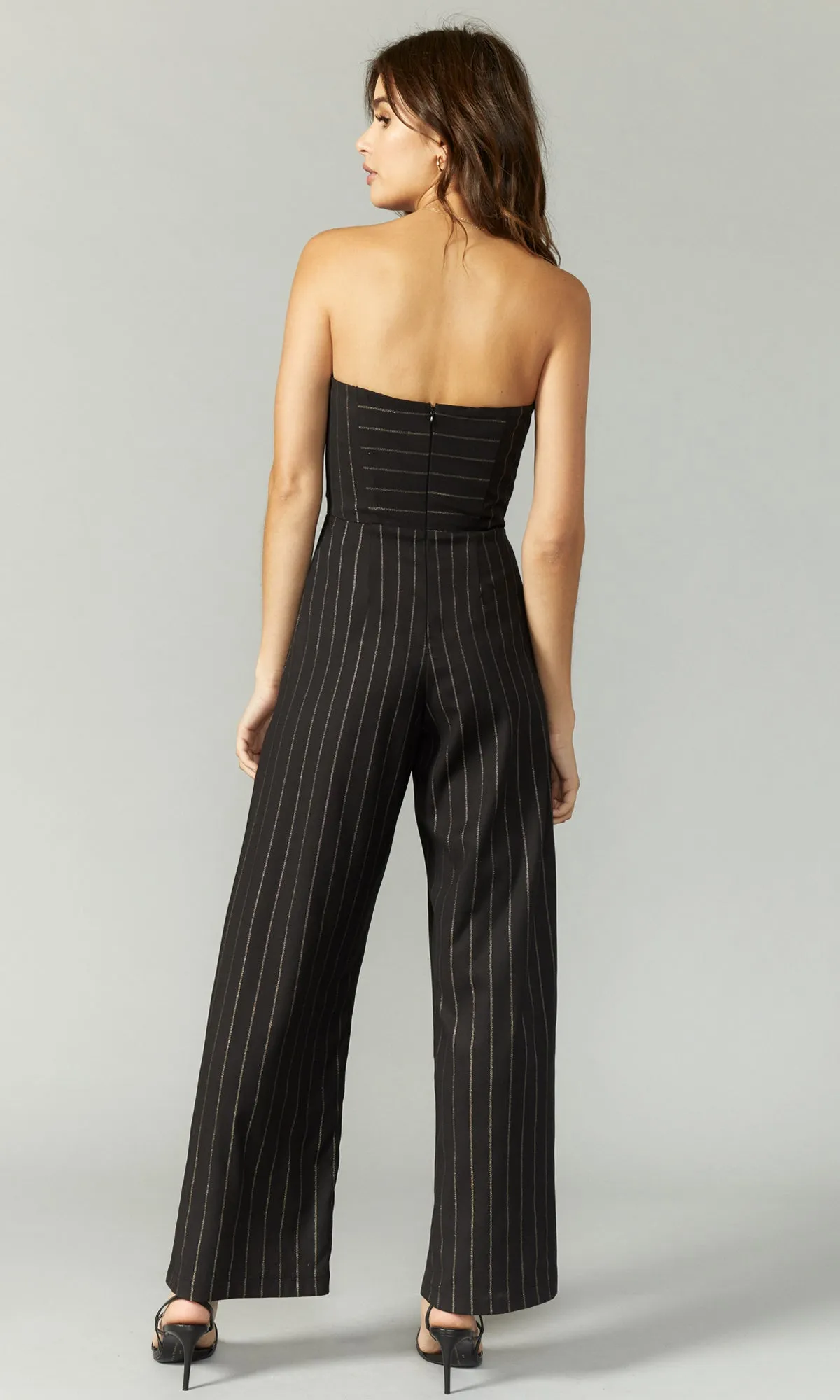 Cristal Stripe Strapless Jumpsuit - FINAL SALE