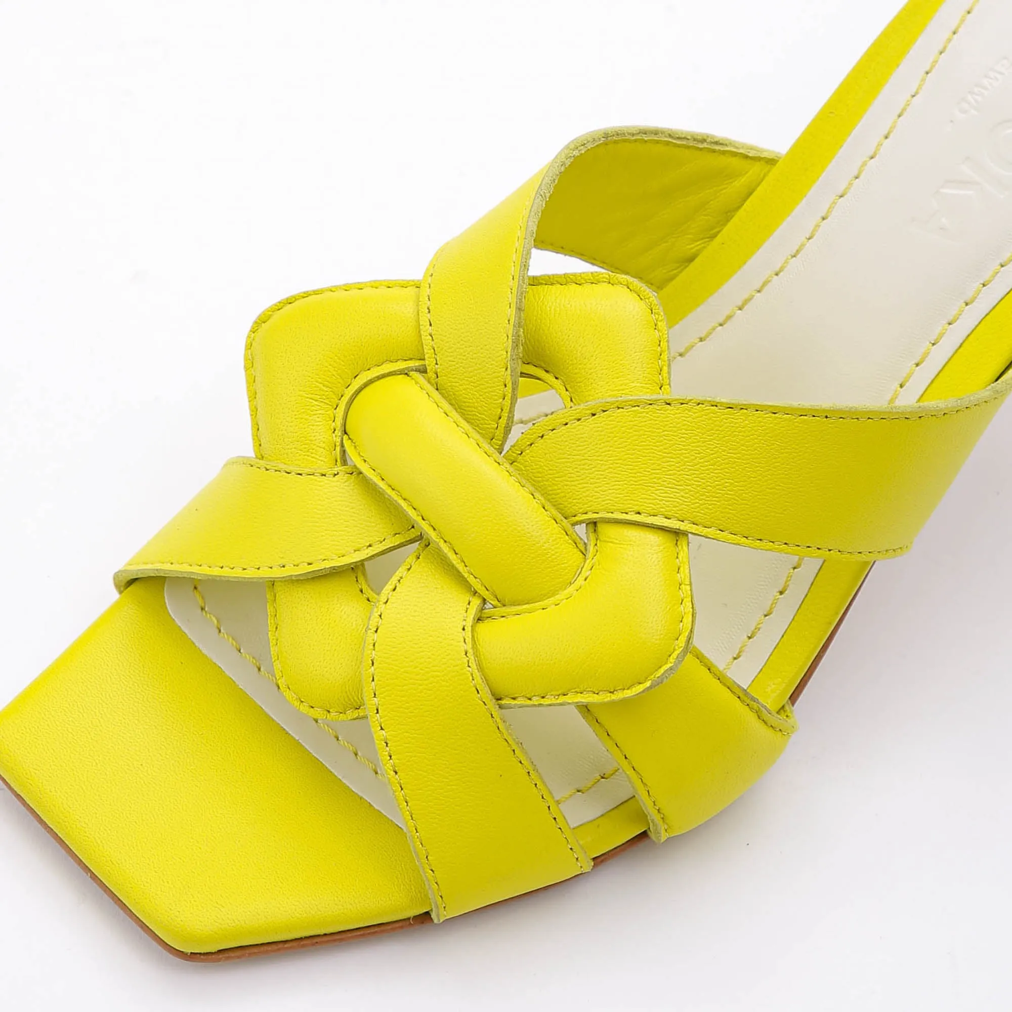 CYNTHIA high heel sandal - Lemon