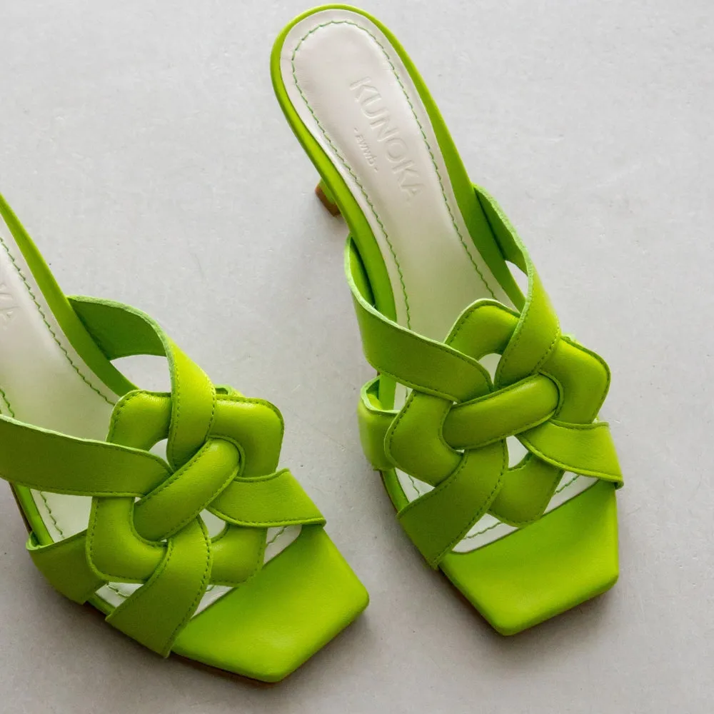 CYNTHIA high heel sandal - Lime