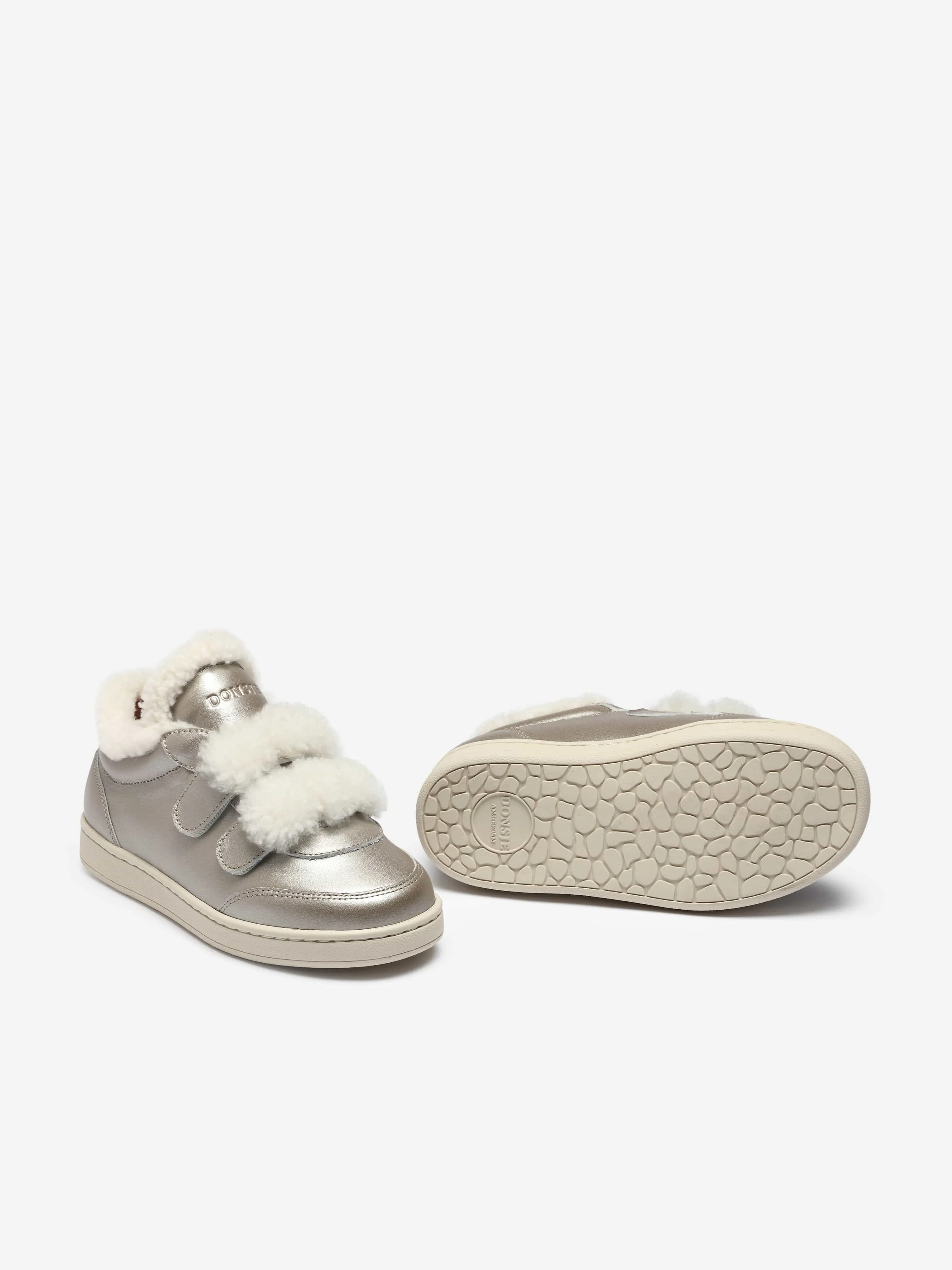 Donsje Girls Hanzell Trainers in Silver