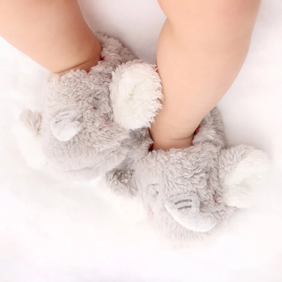 Eli Elephant Fur Booties