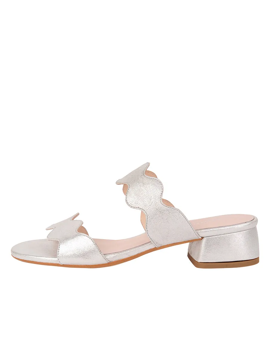 Emilia Scalloped Sandal