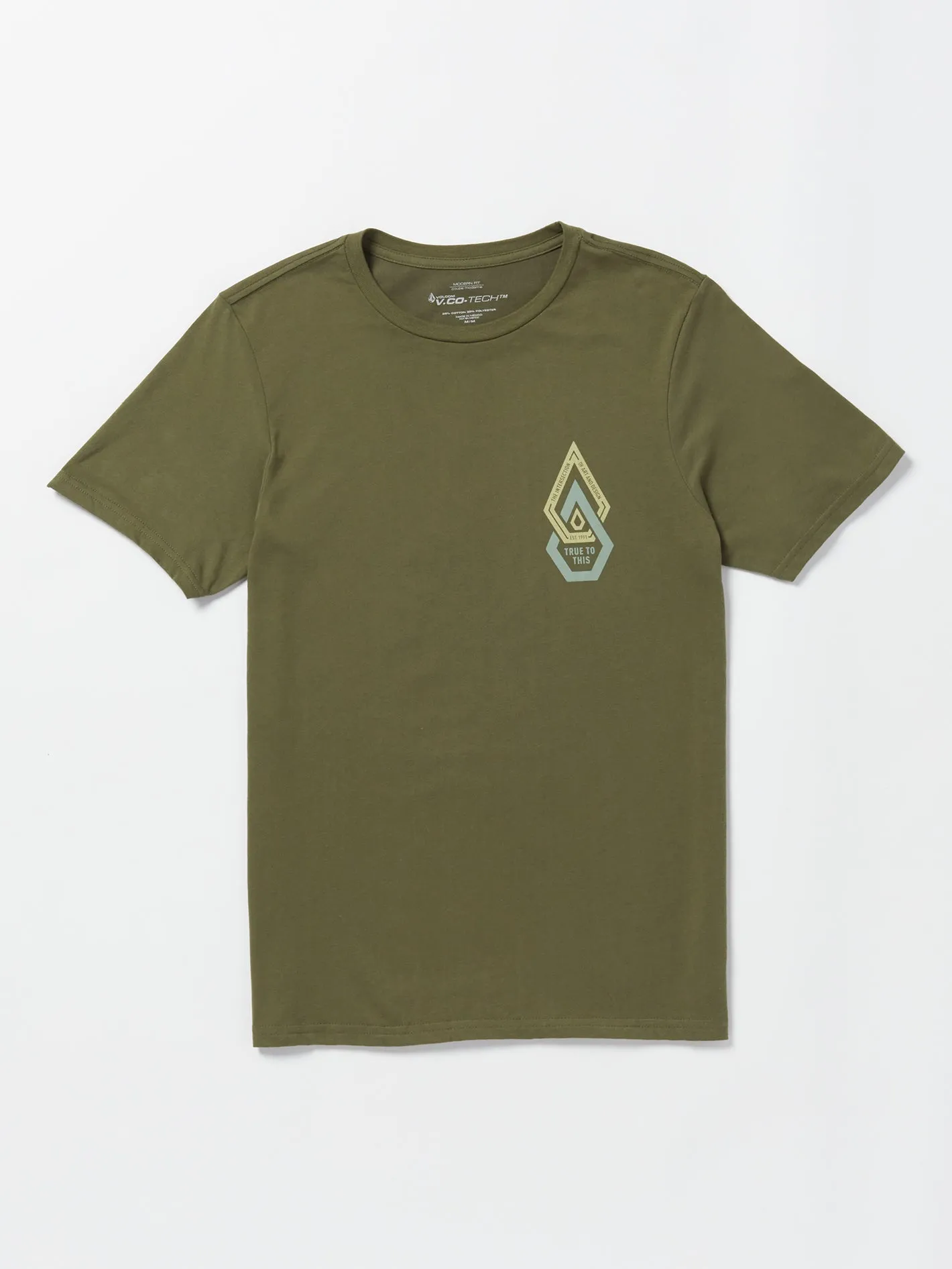 Entanglement Stone Tech Short Sleeve Tee - Military