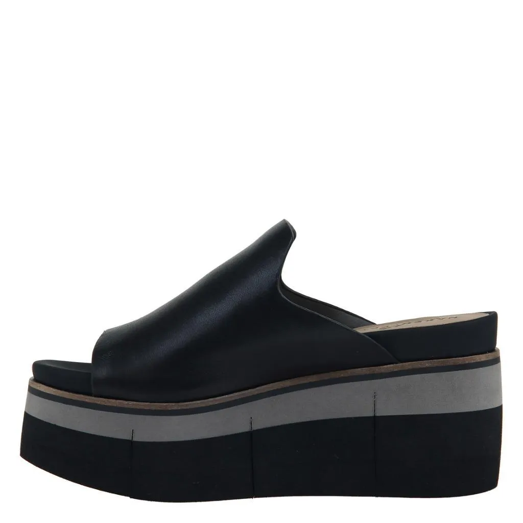 FLOW in BLACK Platform Sandals