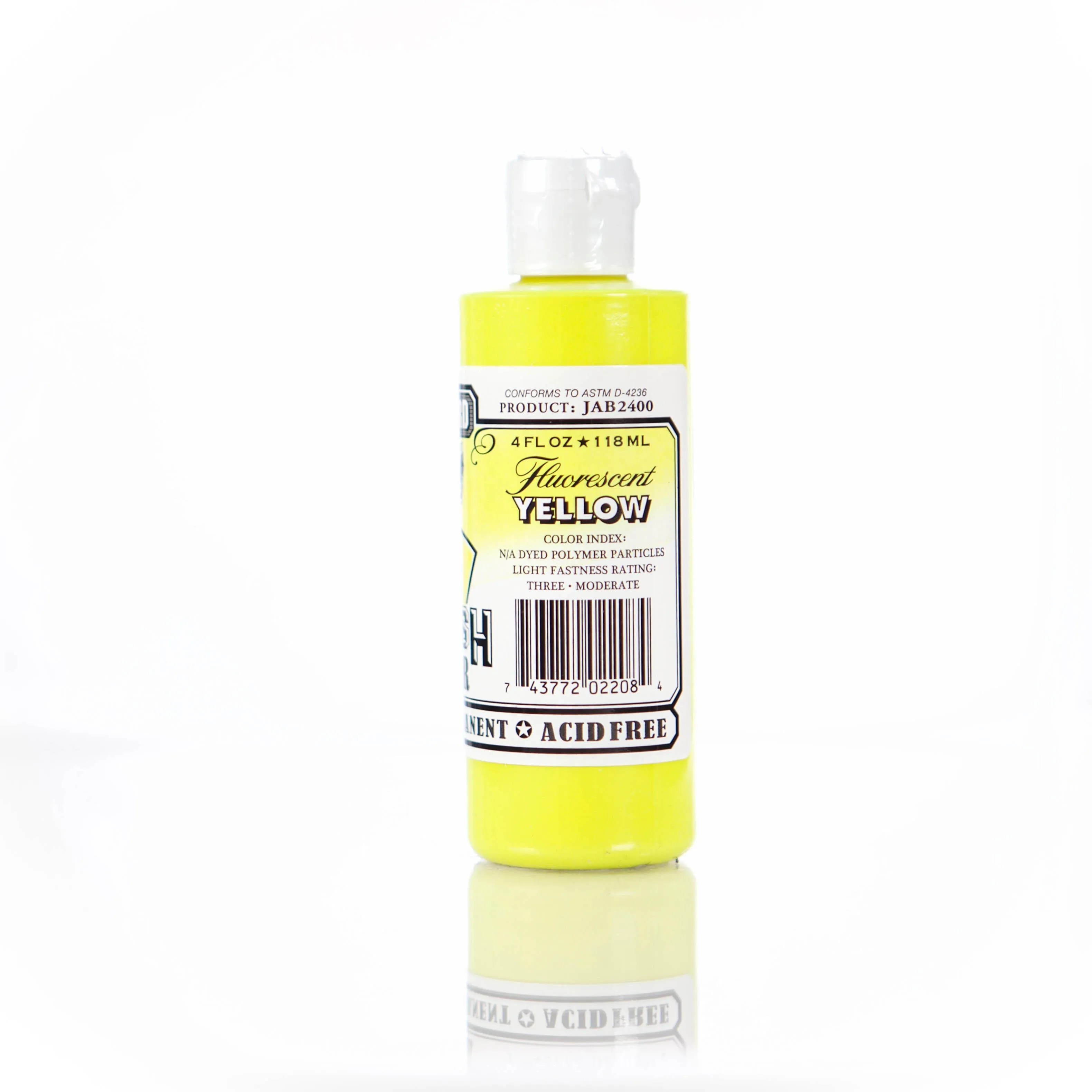 Fluorescent Yellow Jacquard Airbrush Paint