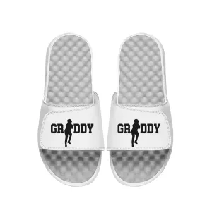 Griddy White Slides