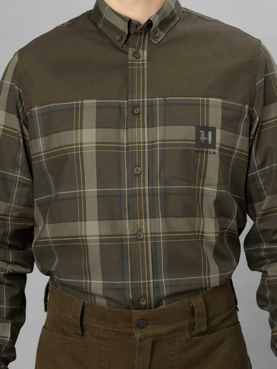 HARKILA Anker Shirt - Mens - Willow Green Check