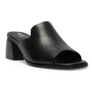 Haze Heel in Black Leather