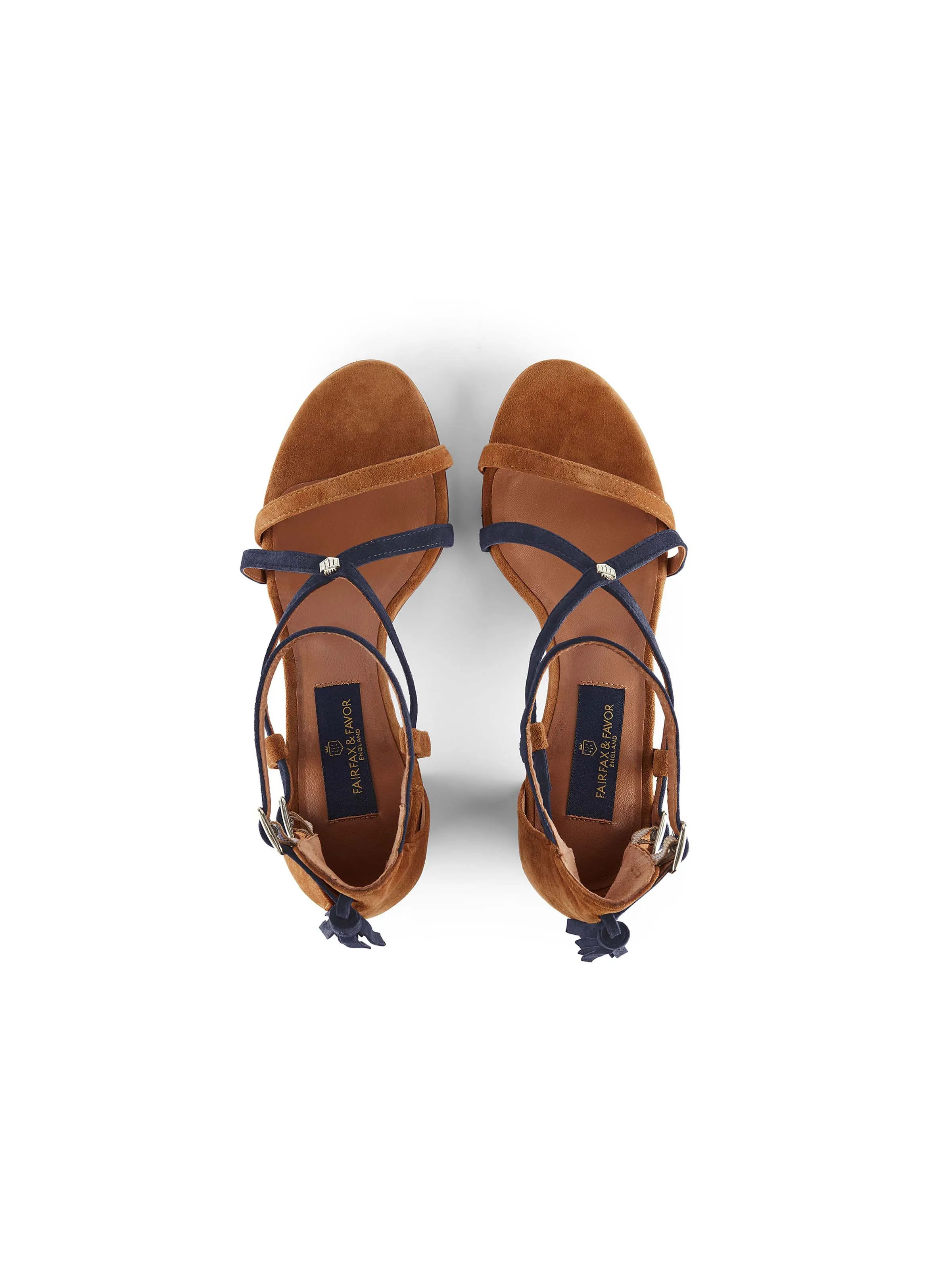 Heeled Brancaster - Tan & Navy