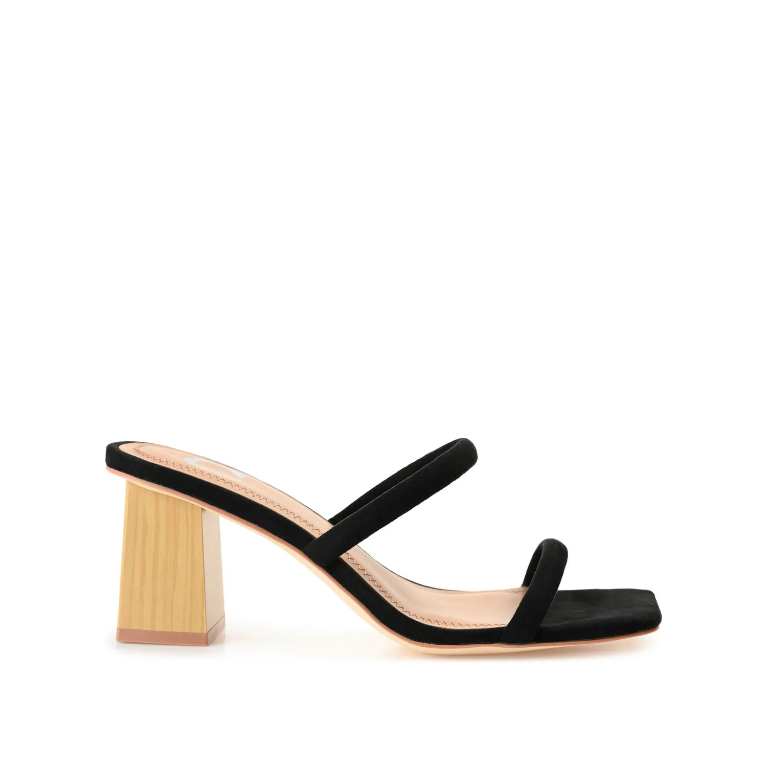 HENRIETTA HEELED SANDALS IN FAUX LEATHER