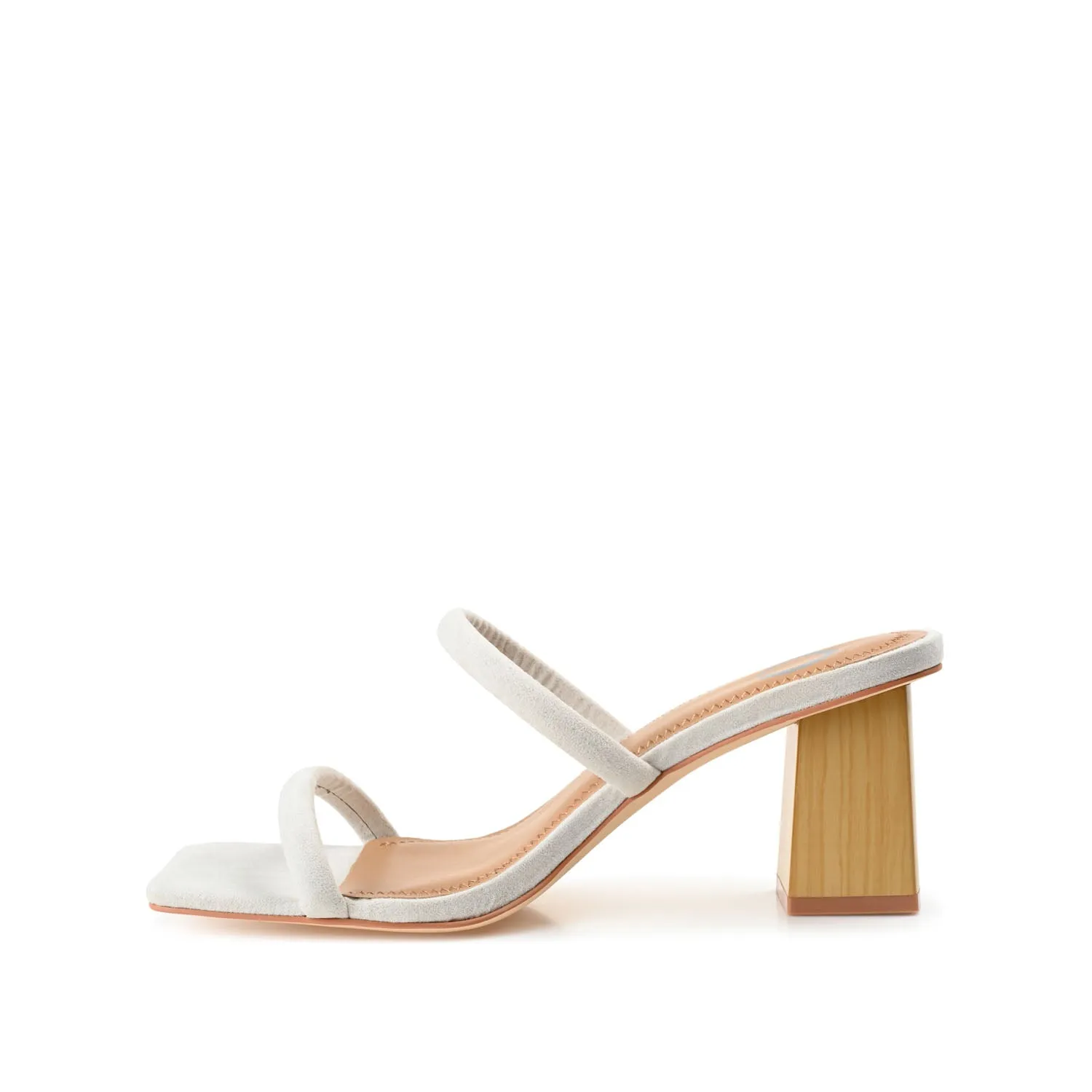 HENRIETTA HEELED SANDALS IN FAUX LEATHER