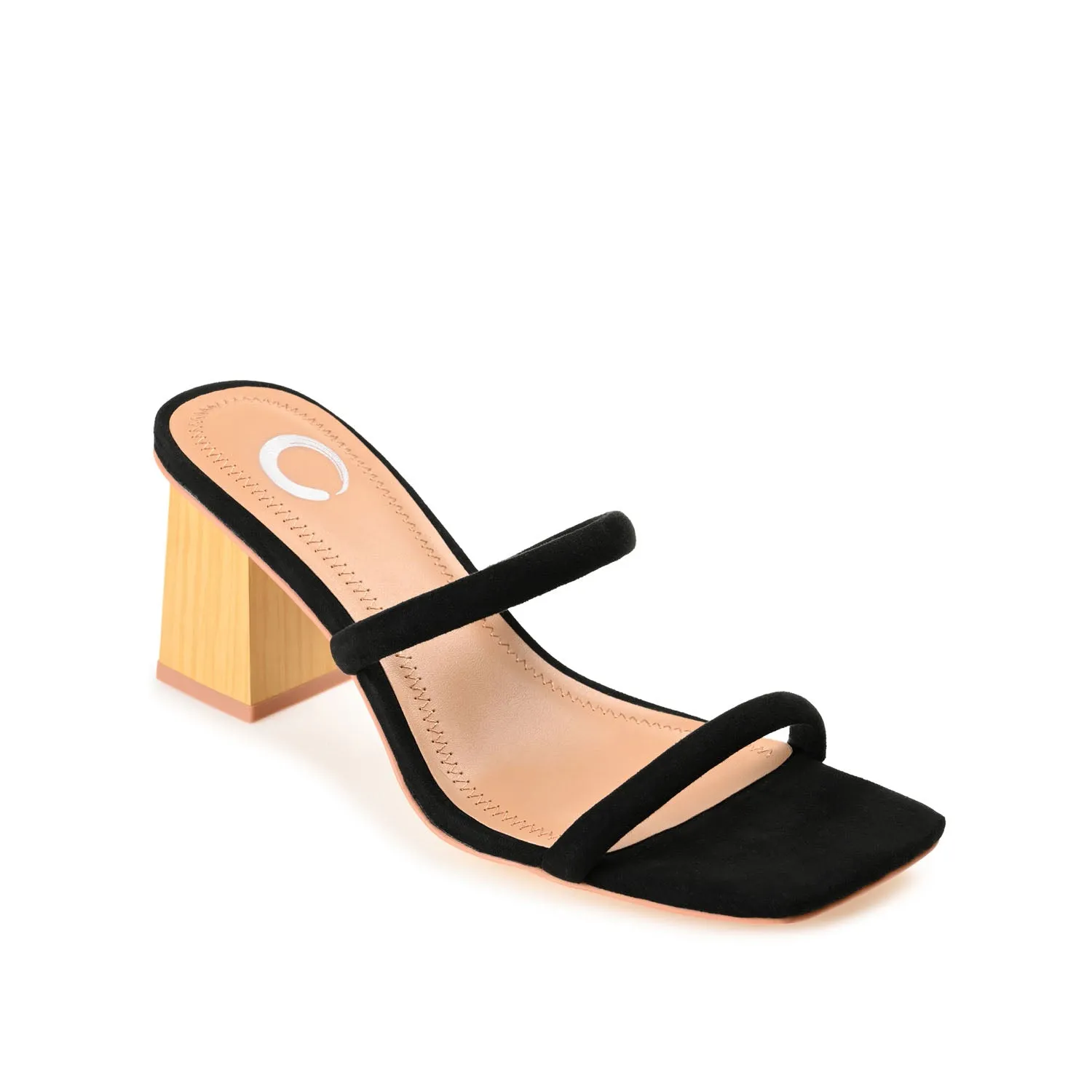 HENRIETTA HEELED SANDALS IN FAUX LEATHER