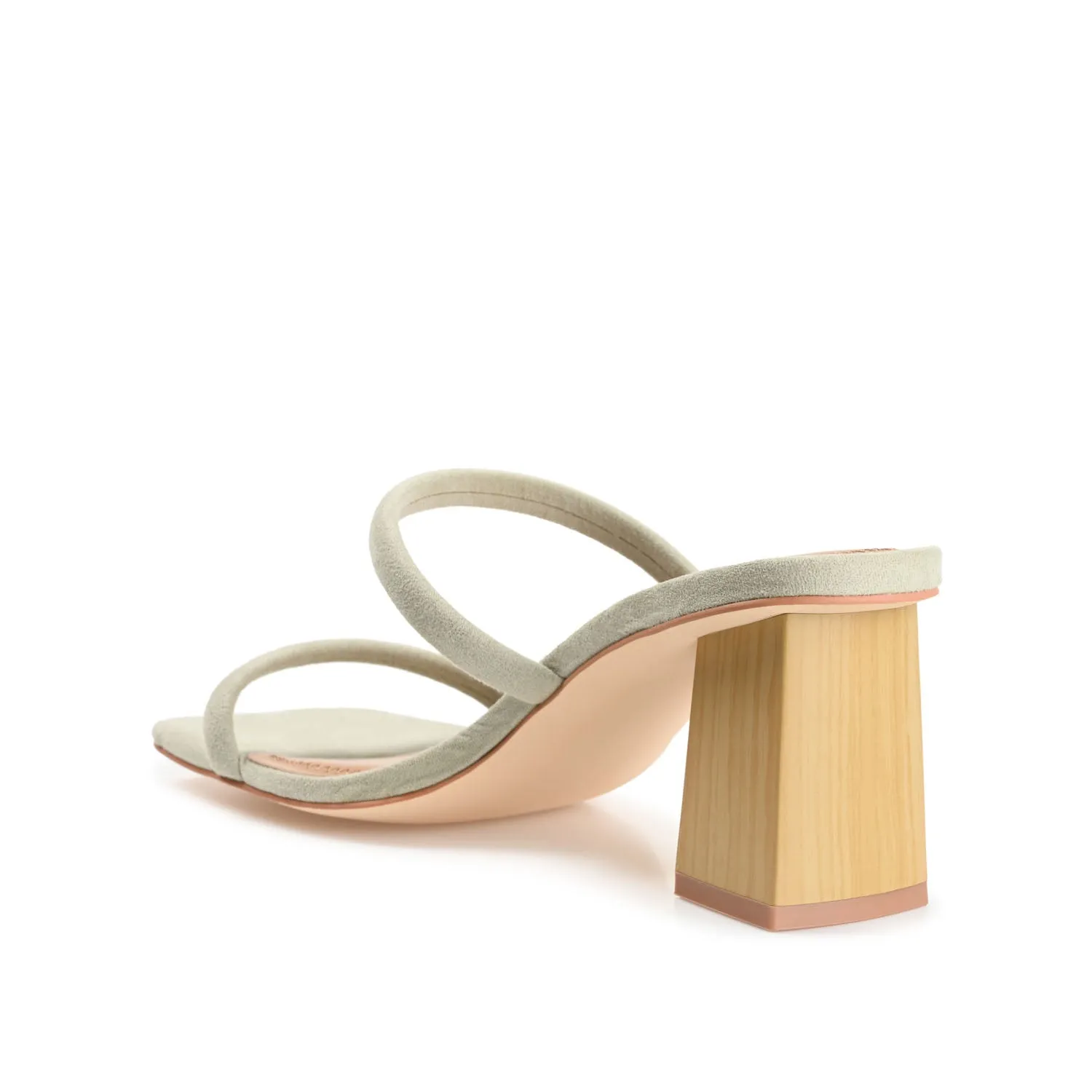 HENRIETTA HEELED SANDALS IN FAUX LEATHER