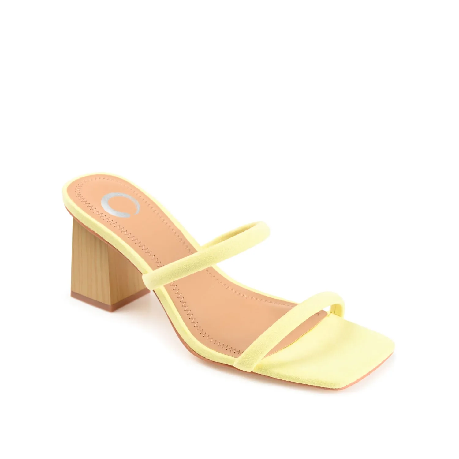 HENRIETTA HEELED SANDALS IN FAUX LEATHER