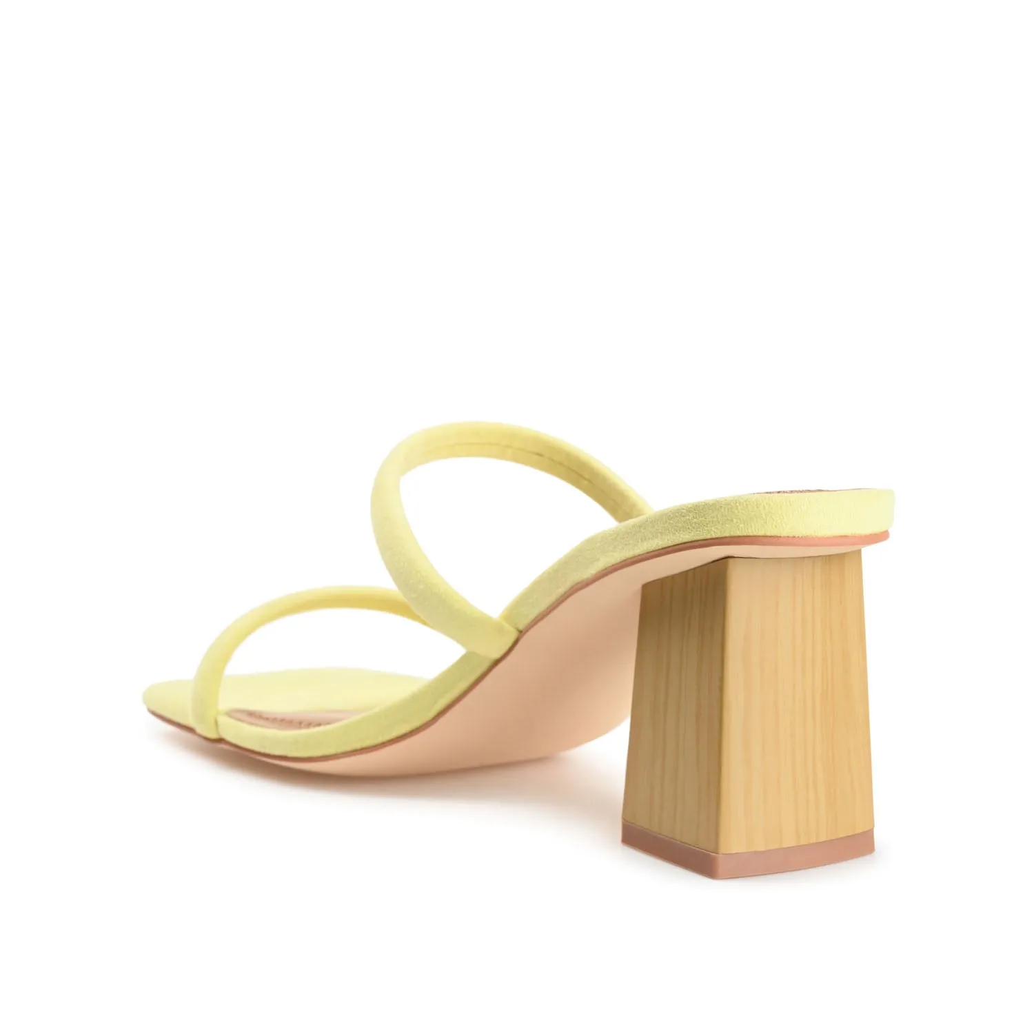 HENRIETTA HEELED SANDALS IN FAUX LEATHER