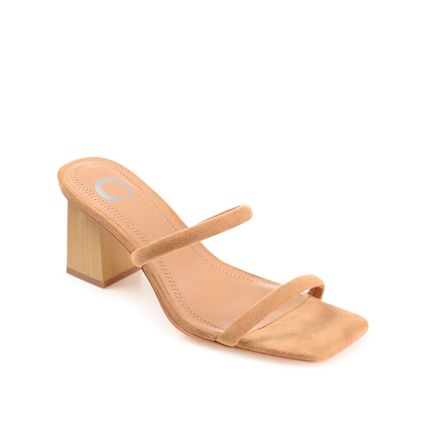 HENRIETTA HEELED SANDALS IN FAUX LEATHER