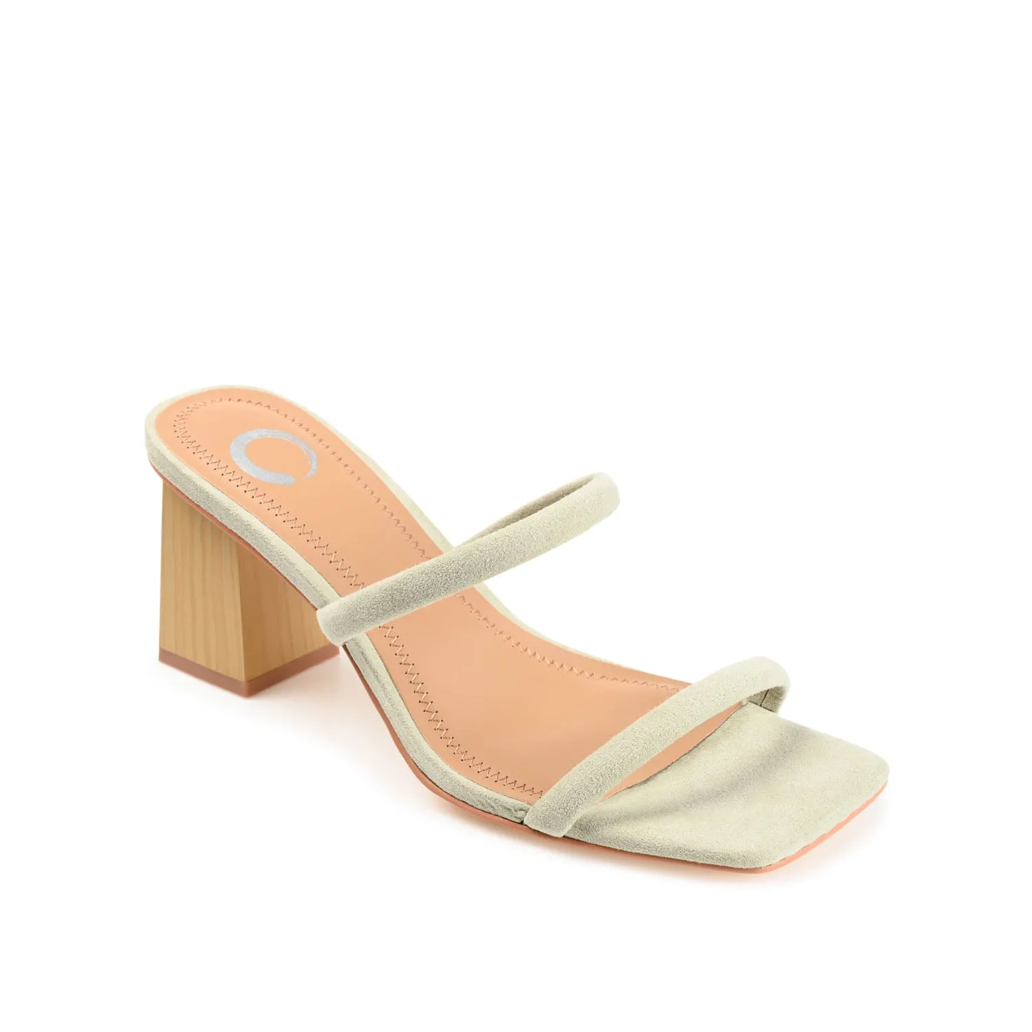 HENRIETTA HEELED SANDALS IN FAUX LEATHER