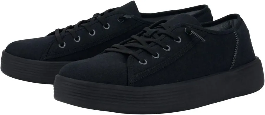 'Hey Dude' Men's Cody Canvas - Black / Black