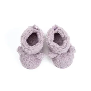 Hi Hop Plush Booties Lilac 1.5-2yr