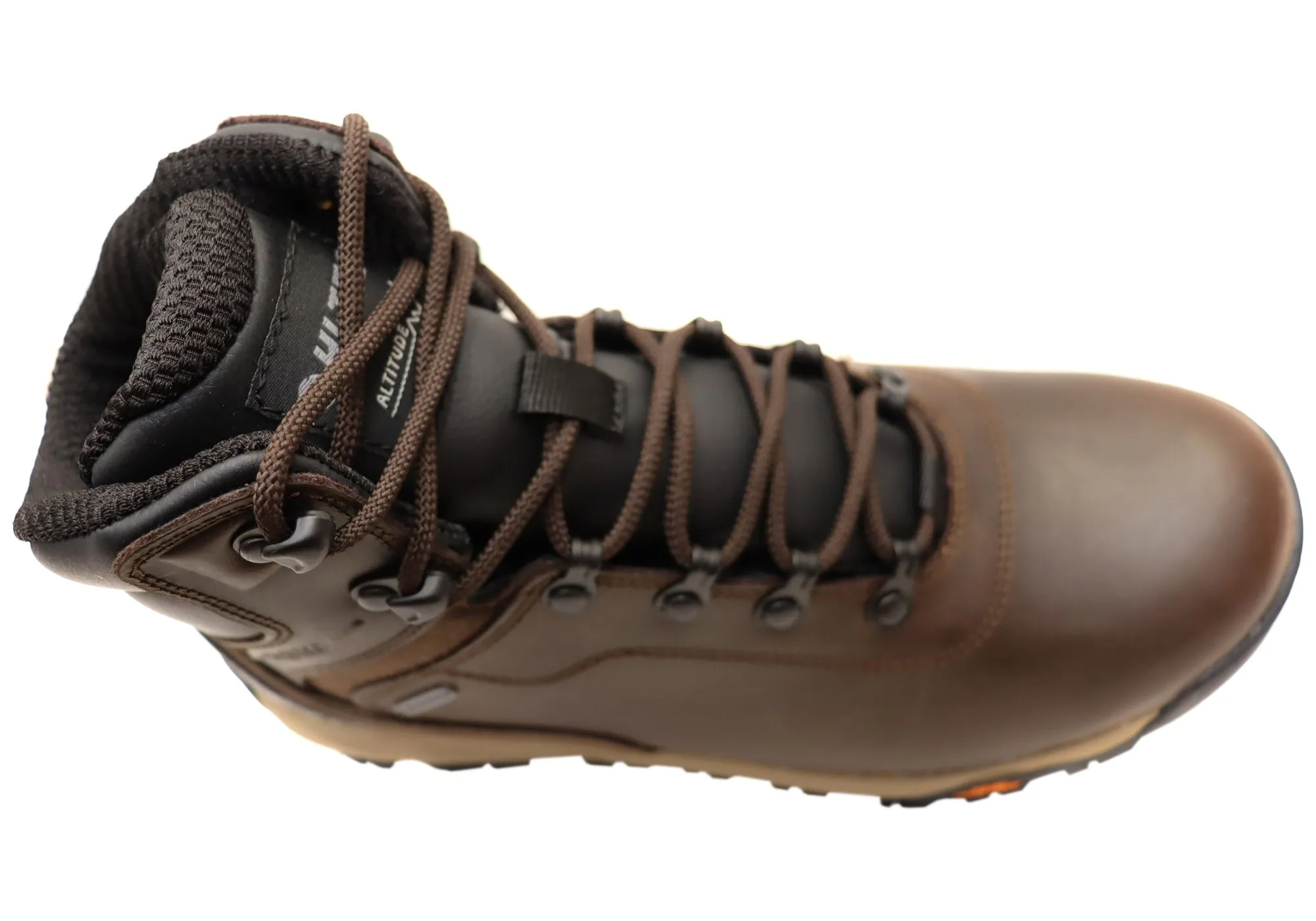 Hi-Tec Mens Altitude Infinity Leather Mid Waterproof Hiking Boots