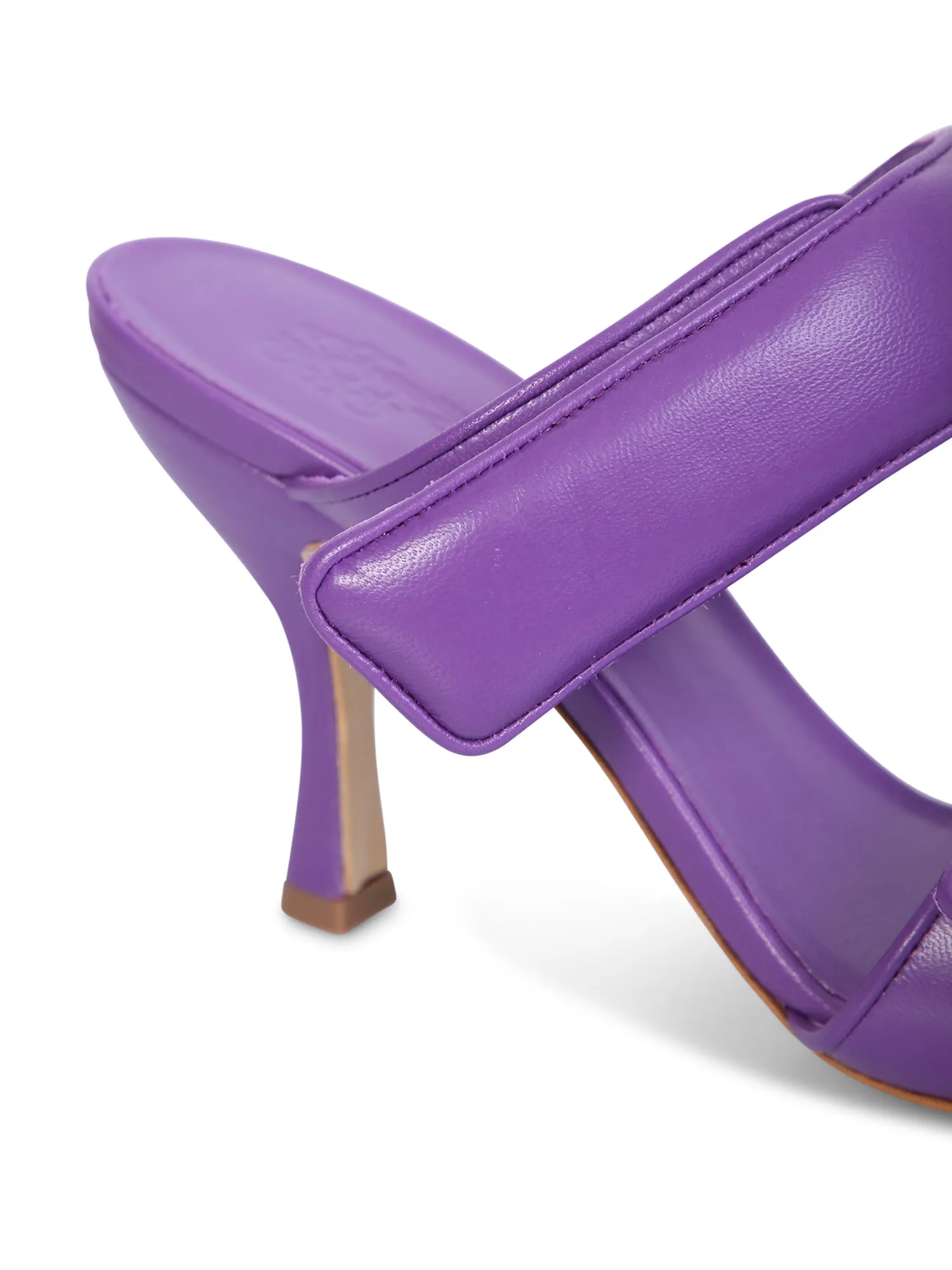 High-heeled straps sandal Perni 03 Purple