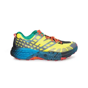 HOKA One One Speedgoat 2 Citrus / Dresden Blue Boots - Men's