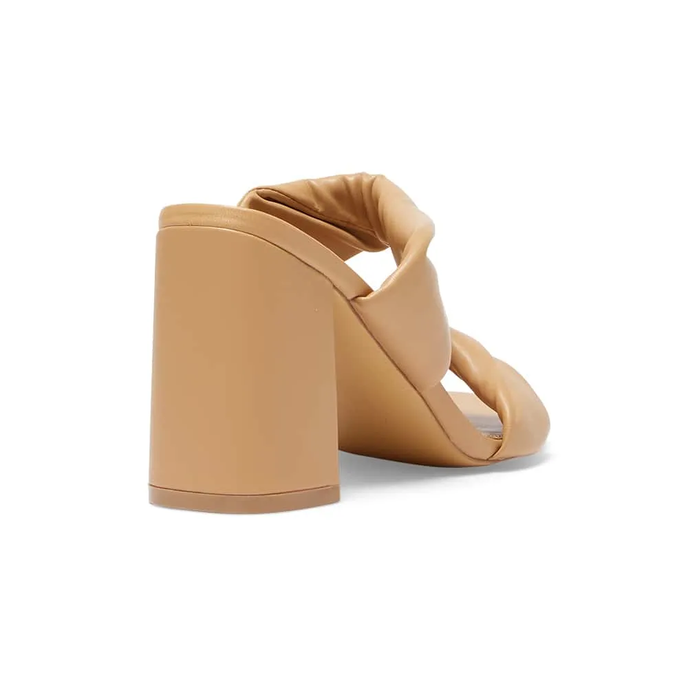 Honor Heel in Camel Smooth