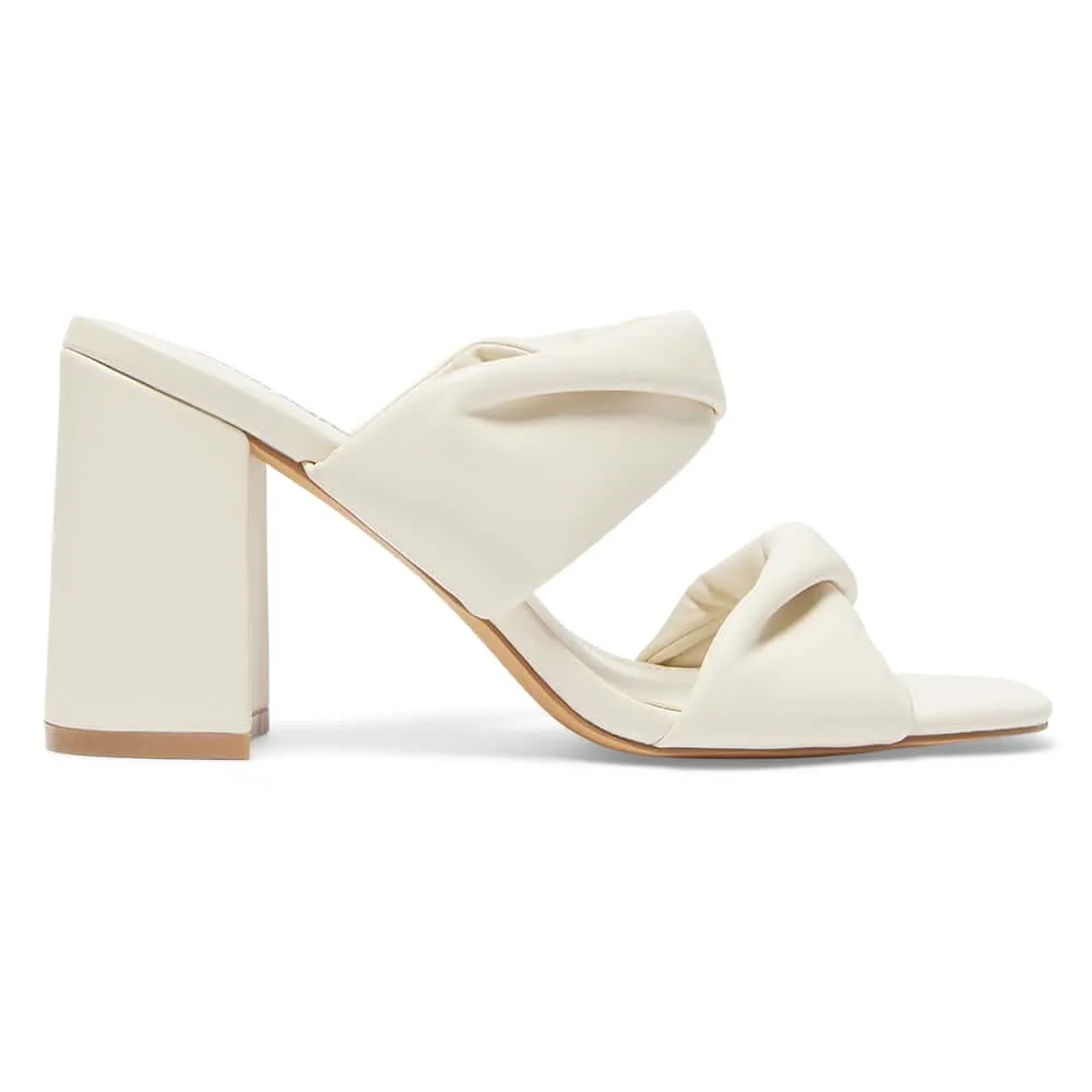 Honor Heel in Ivory Smooth