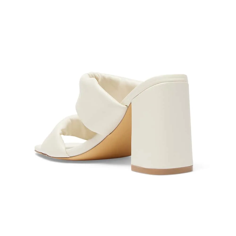 Honor Heel in Ivory Smooth