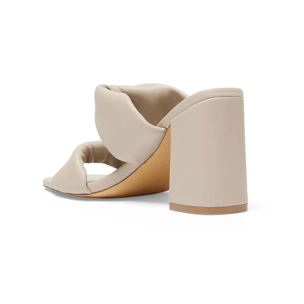 Honor Heel in Nude Smooth