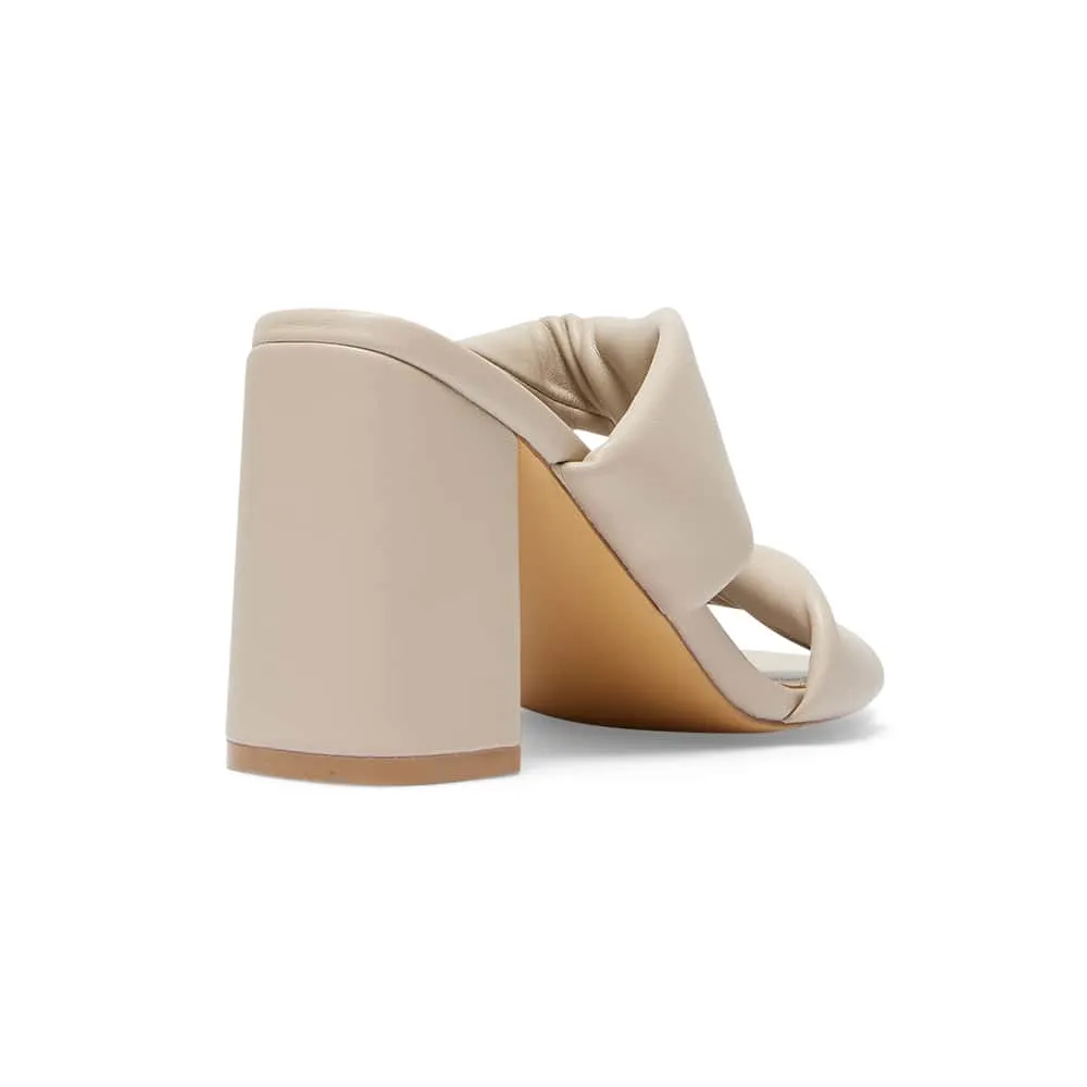 Honor Heel in Nude Smooth