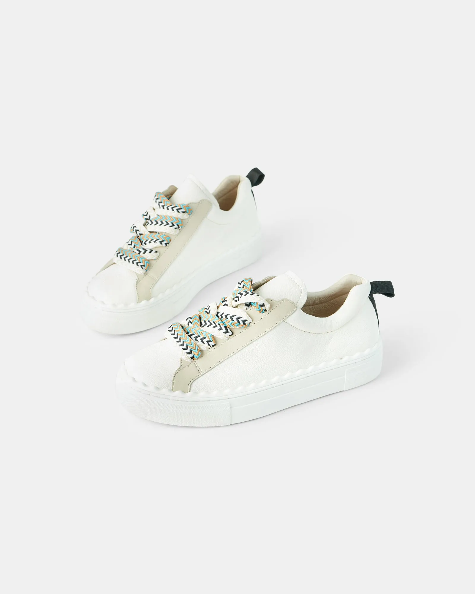 Hut Leather Sneaker - White